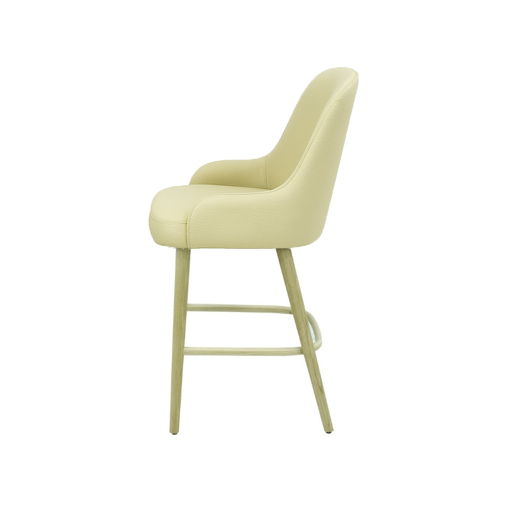 Scaun bar piele ALBASTRA | model ROCCO
