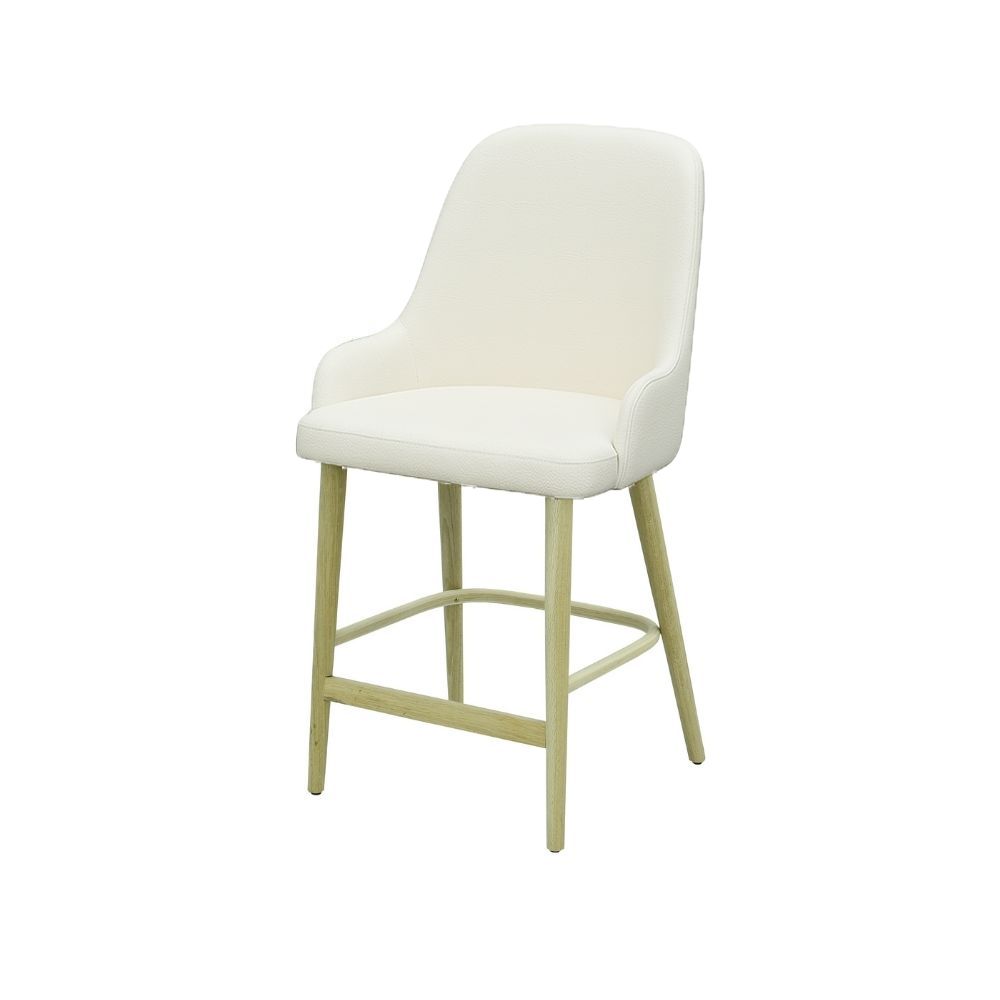 Scaun bar piele VERDE | model ROCCO