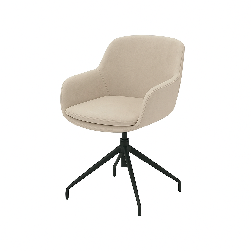 Scaun catifea GALBENA | model FEBE