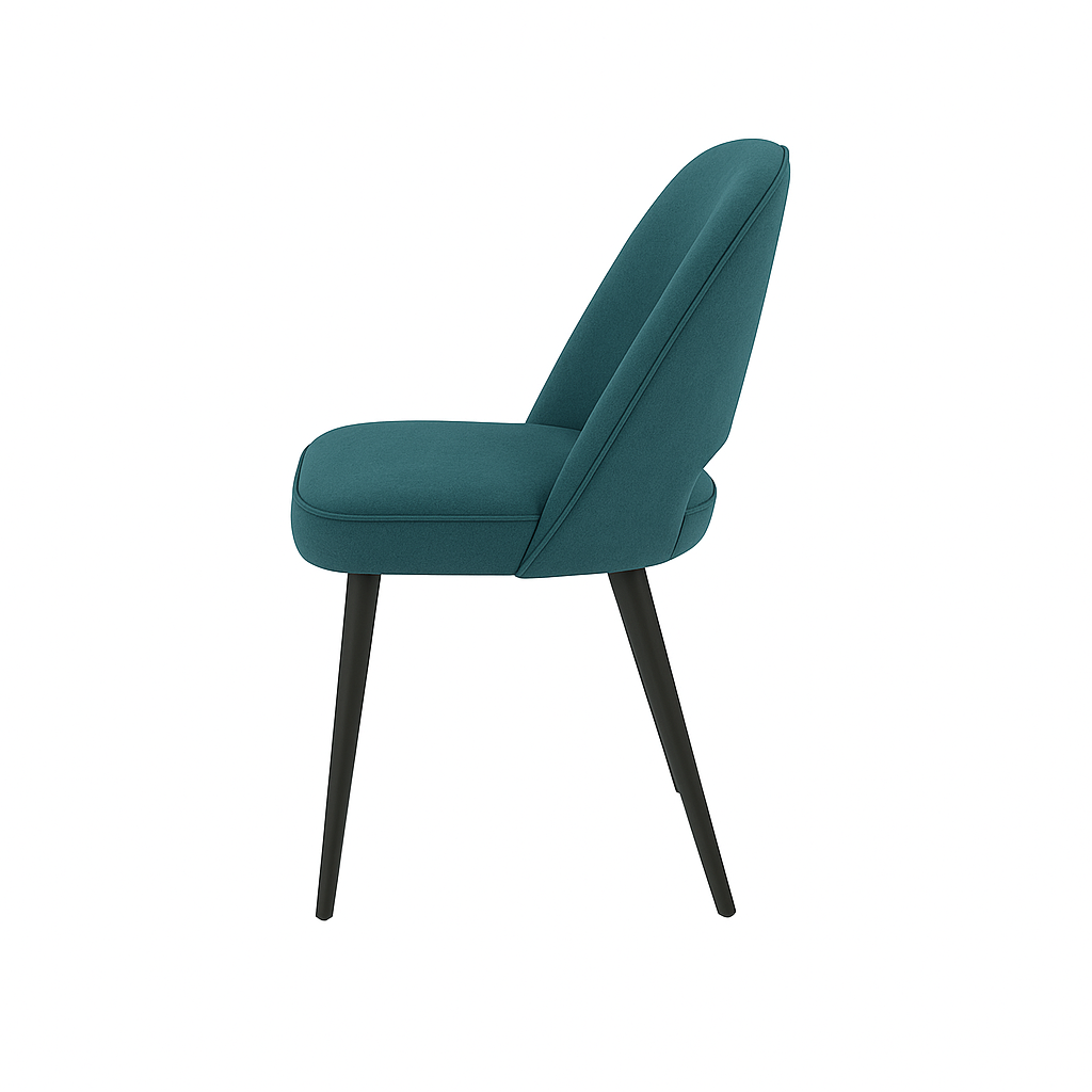 Scaun catifea GALBENA | model GABE