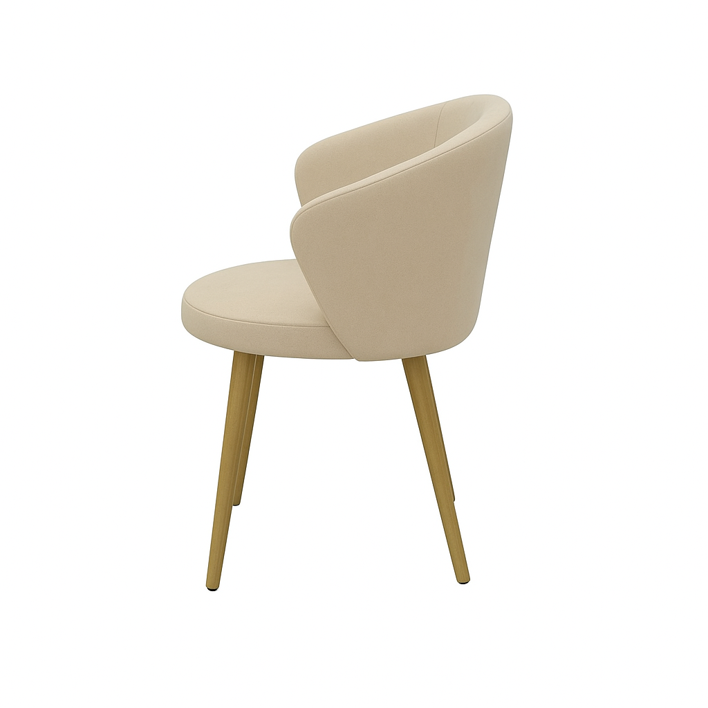 Scaun catifea ROZ | model JAY