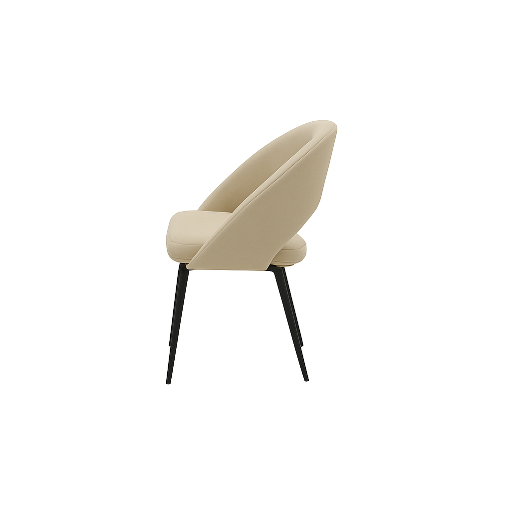 Scaun catifea BEJ | model LAVA