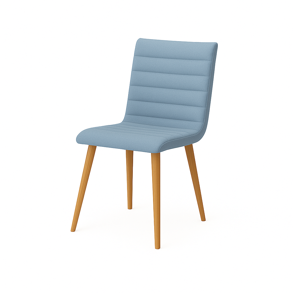 Scaun catifea GALBENA | model RIGA