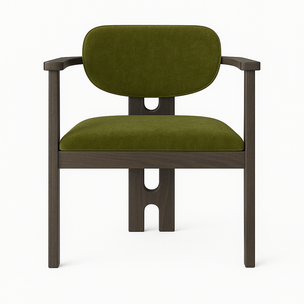 Scaun catifea VERDE | model ANDULORD