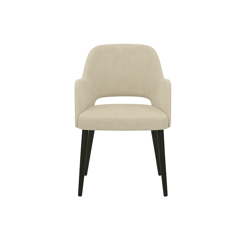 Scaun catifea ROZ | model APRIL