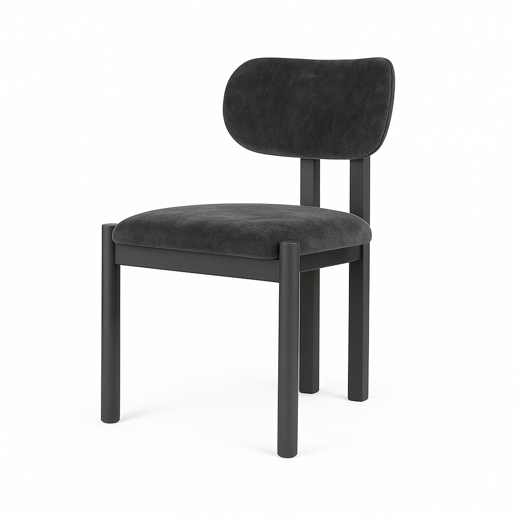 Scaun catifea GRI | model ARIANA