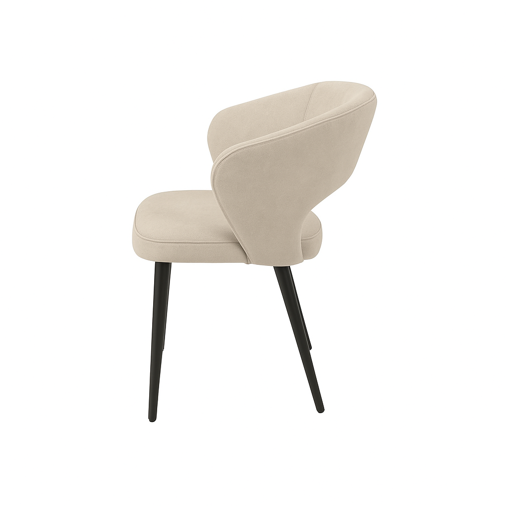 Scaun catifea ROZ | model CASIUS