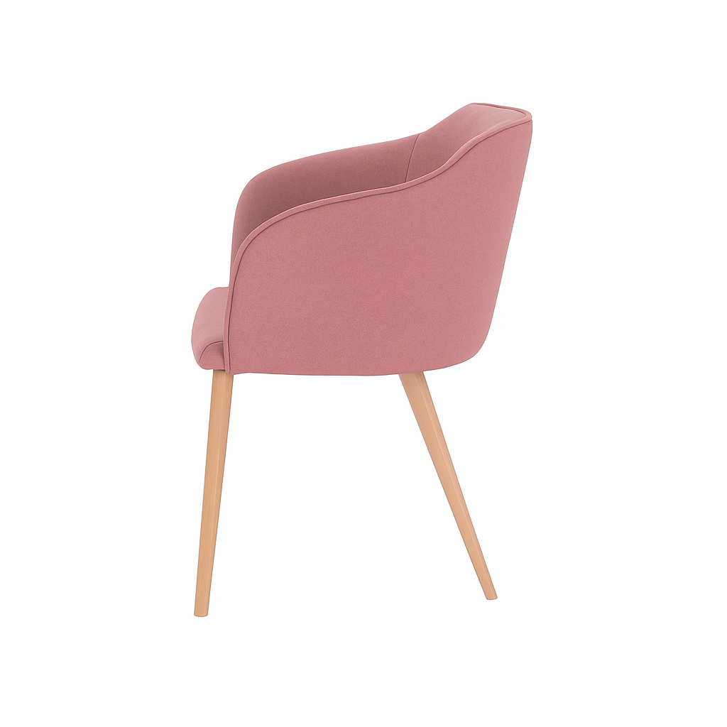 Scaun catifea ROZ | model CROCO