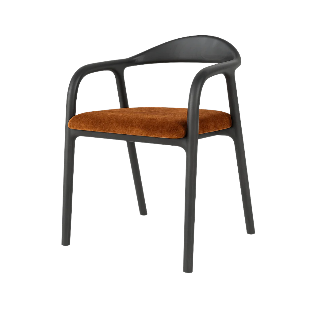 Scaun catifea GRI | model ELMO