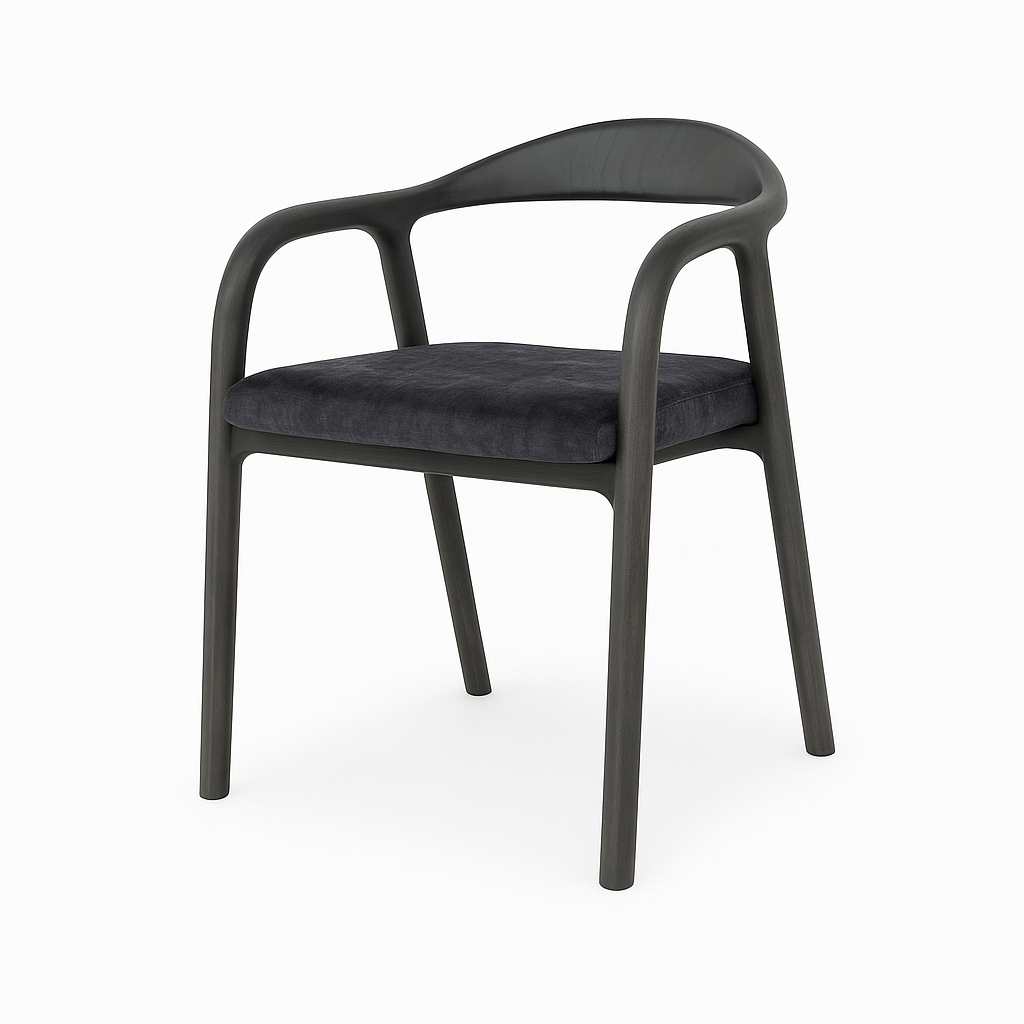 Scaun catifea GRI | model ELMO