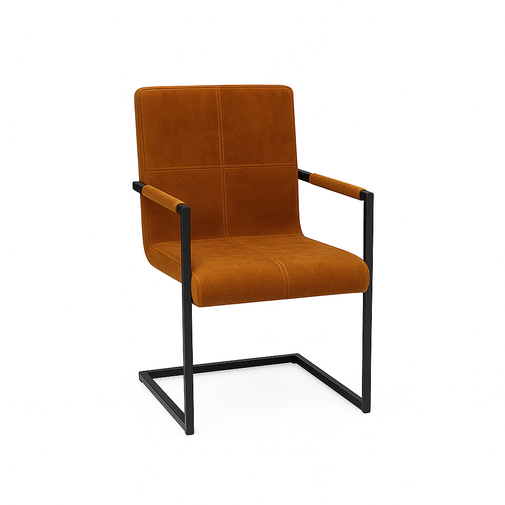 Scaun catifea MARO | model INDU QUADRANT