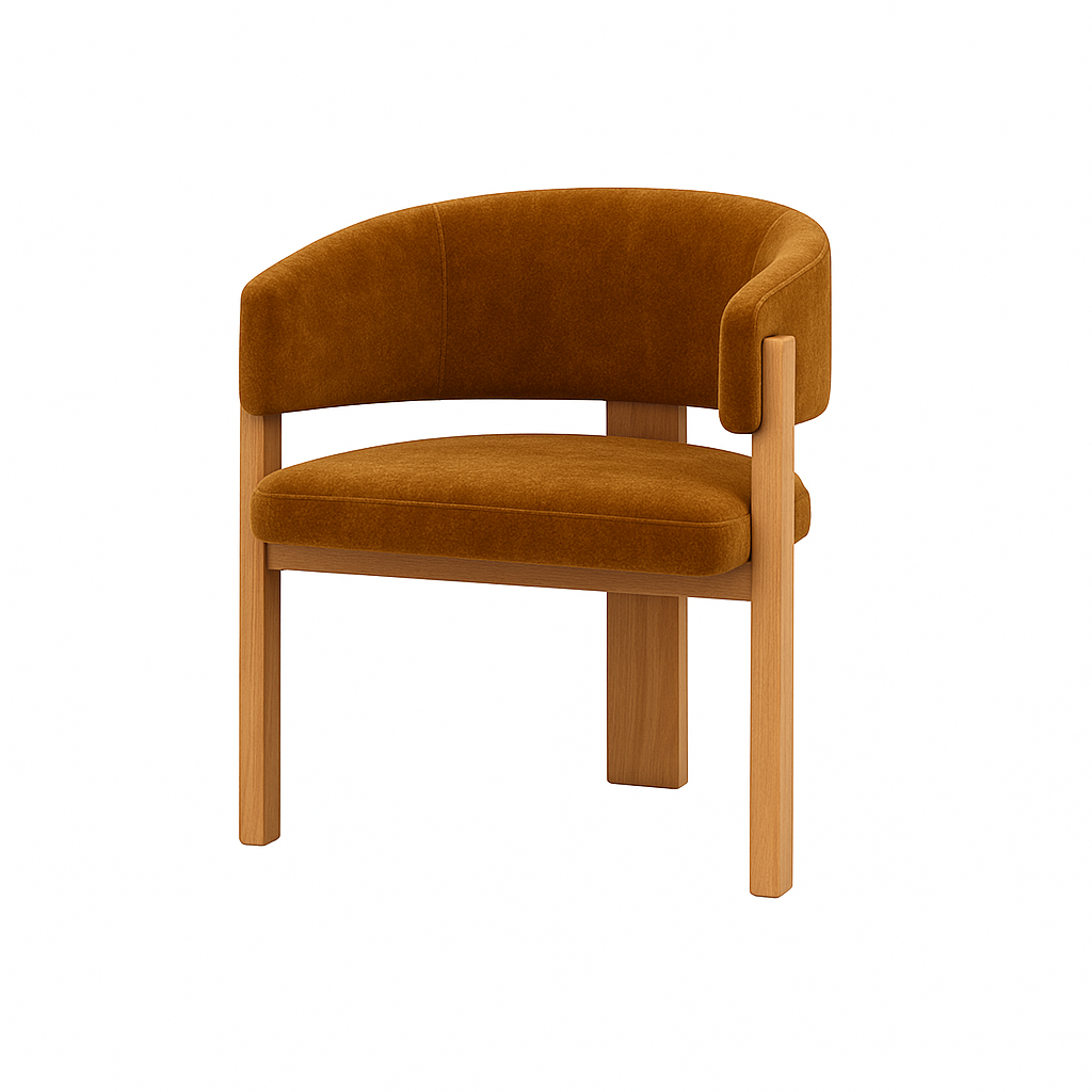 Scaun catifea GRI | model MAREI