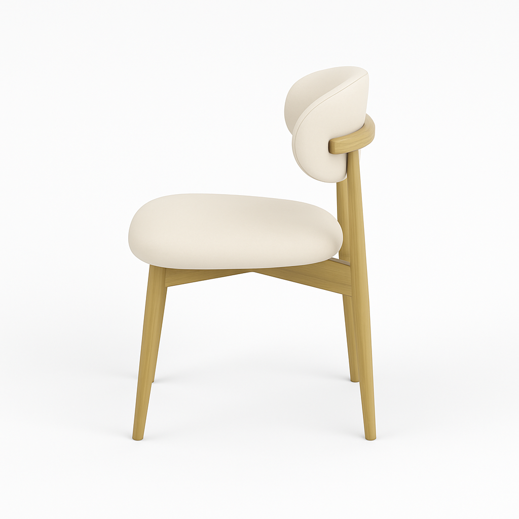 Scaun catifea GALBENA | model MELISSA