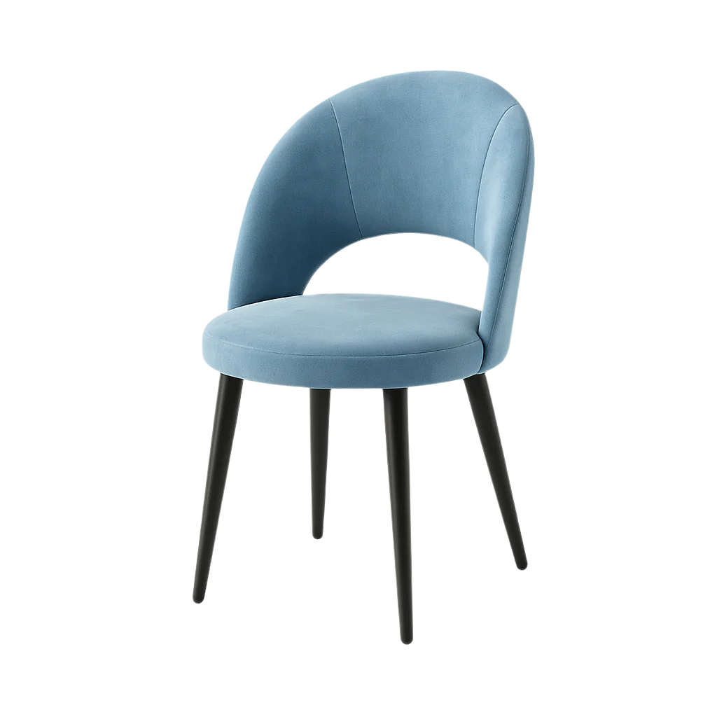 Scaun catifea VERDE | model RON