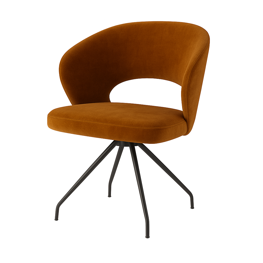 Scaun catifea MARO | model ROSE