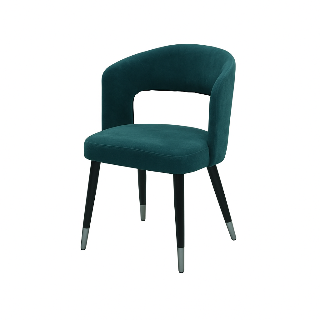 Scaun catifea VERDE | model SANDY