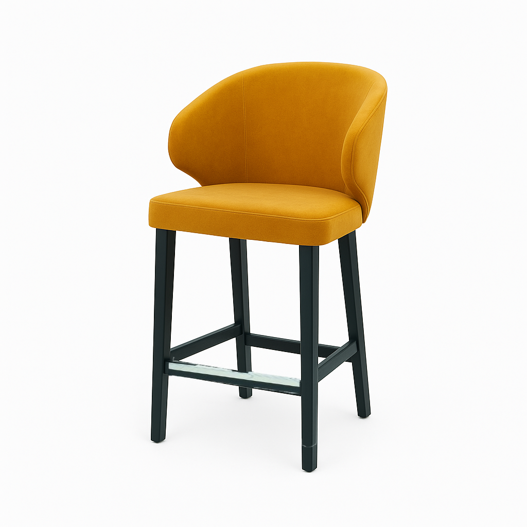 Scaun de bar catifea | model CAPRICE