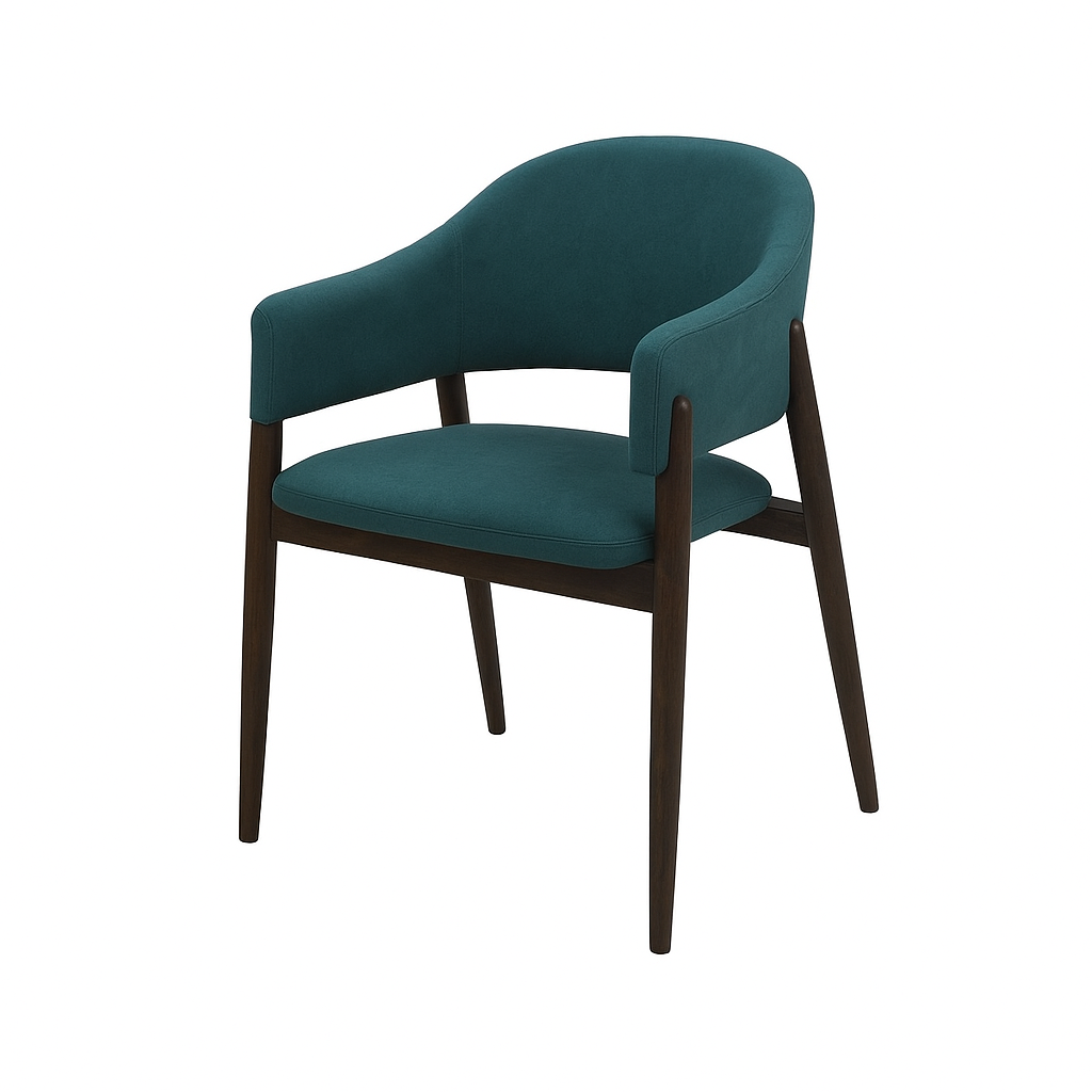 Scaun catifea VERDE | model ALBA