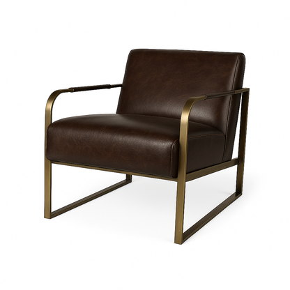 Fotoliu piele MARO INCHIS | model MARCELO