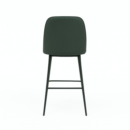Scaun bar piele naturala ALBASTRA | model FOX