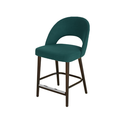 Scaun bar catifea ALBASTRA | model EXPRES