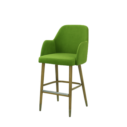Scaun bar catifea GALBENA | model PINO