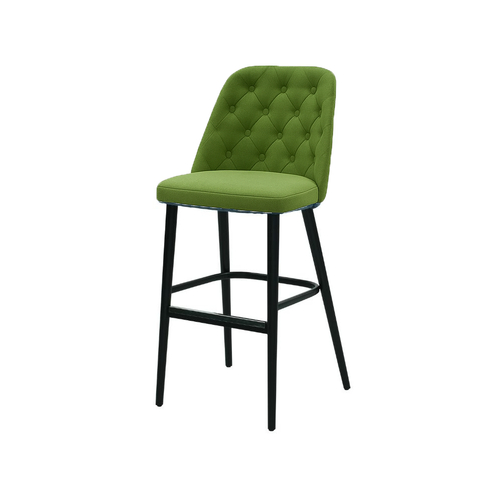 Scaun bar catifea ALBASTRA | model SCOT