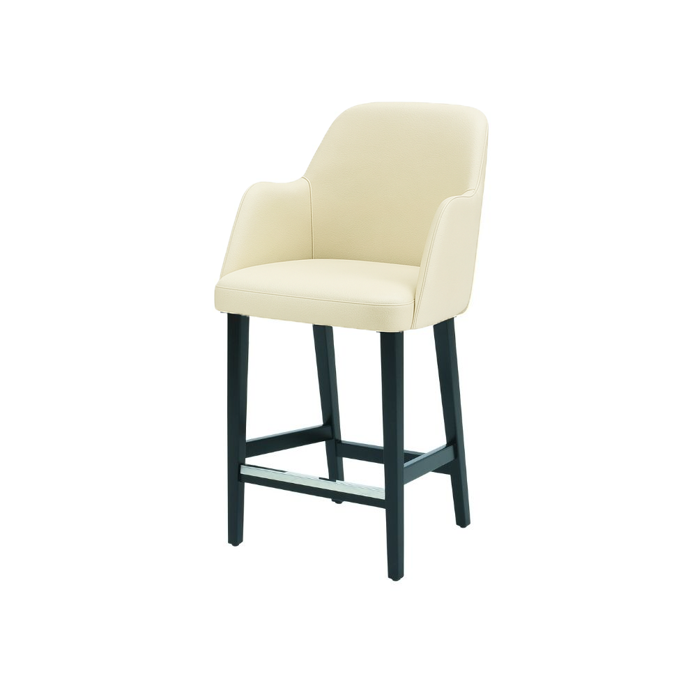 Scaun de bar piele ALBASTRA | model PINO