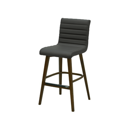 Scaun bar piele naturala ALBASTRA | model RIGA