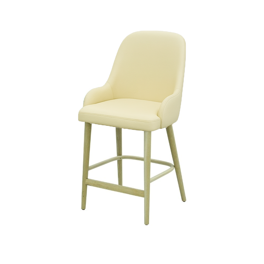 Scaun bar piele VERDE | model ROCCO