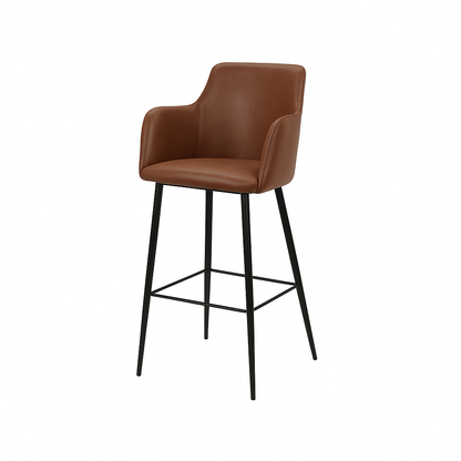 Scaun bar piele GALBENA | model SINDY