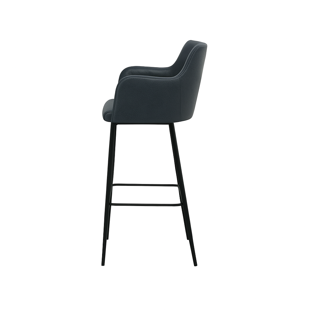 Scaun bar piele VERDE | model SINDY
