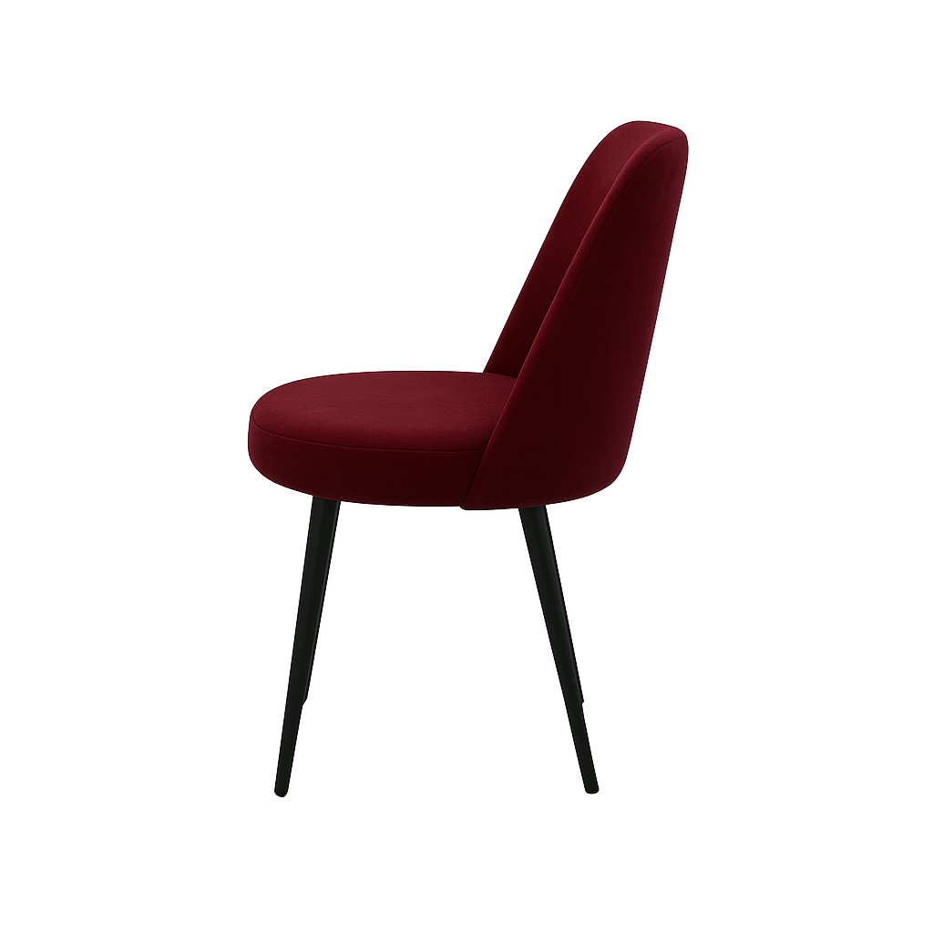 Scaun catifea ALBASTRA | model ELA