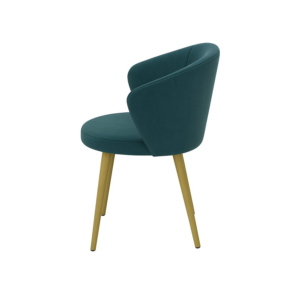 Scaun catifea GALBENA | model JAY