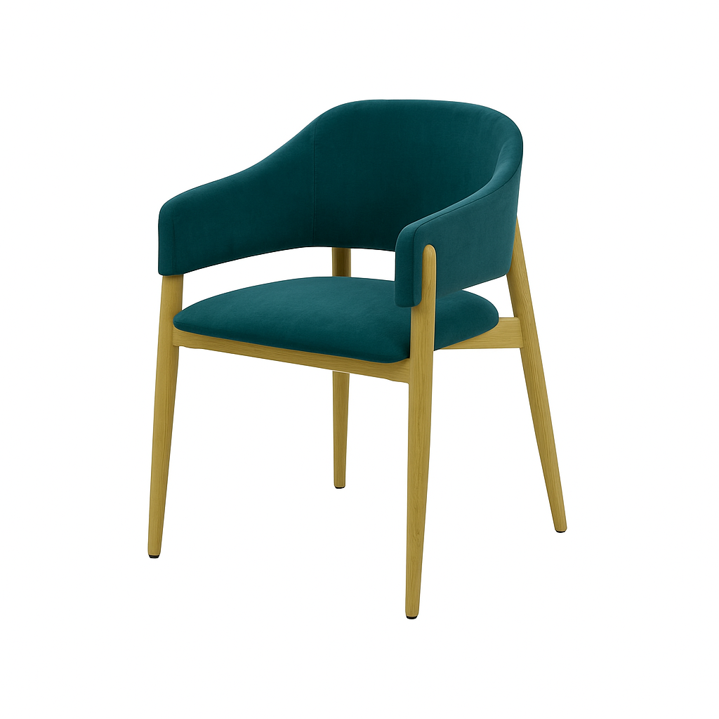 Scaun catifea TURCOAZ | model ALMA