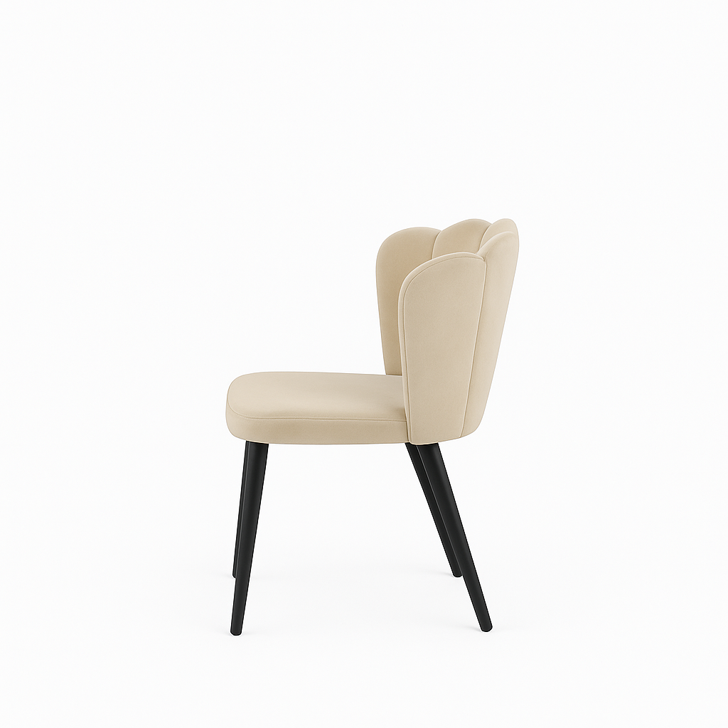 Scaun catifea VERDE | model ARIA