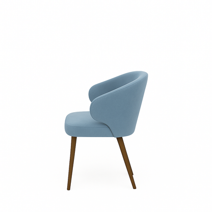 Scaun catifea ROZ | model CAPRICE