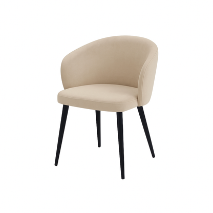 Scaun catifea ROZ | model CAPRISO