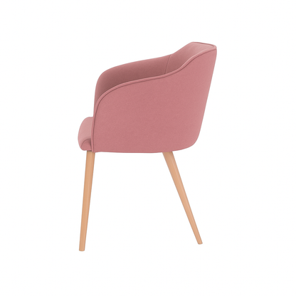 Scaun catifea ROZ | model CROCO