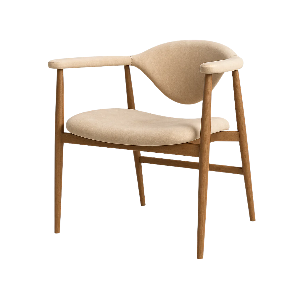 Scaun catifea VERDE | model MIRCEA