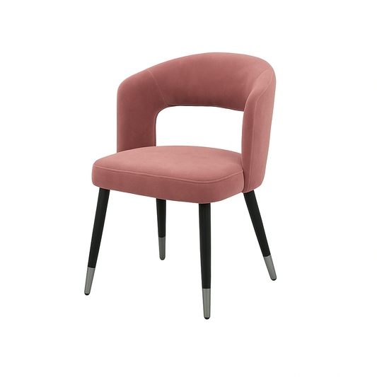 Scaun catifea ROZ | model SANDY