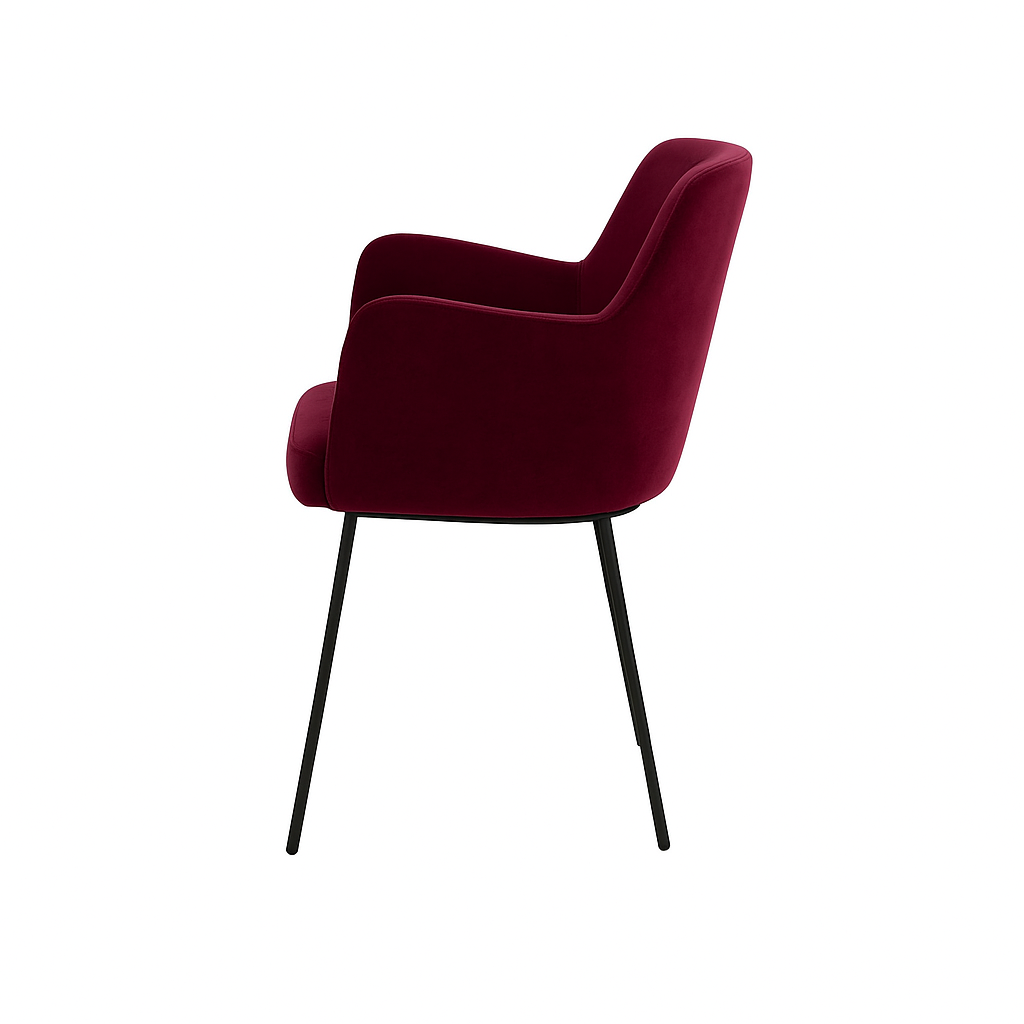 Scaun catifea GALBENA | model SIGMA