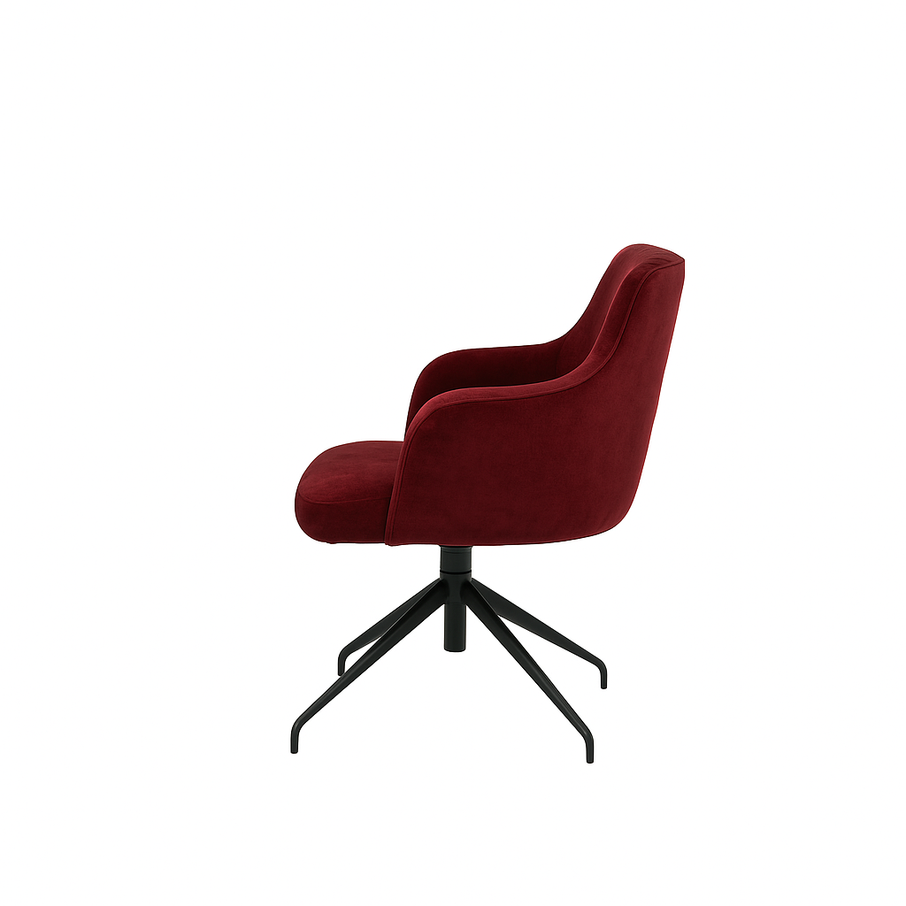 Scaun catifea GALBENA | model SOHO