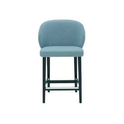 Scaun de bar catifea GALBENA | model CAPRICE