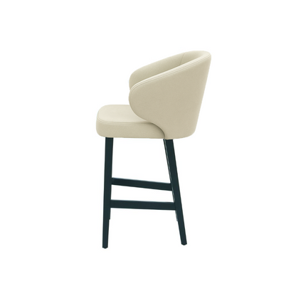 Scaun de bar catifea VERDE | model CAPRICE