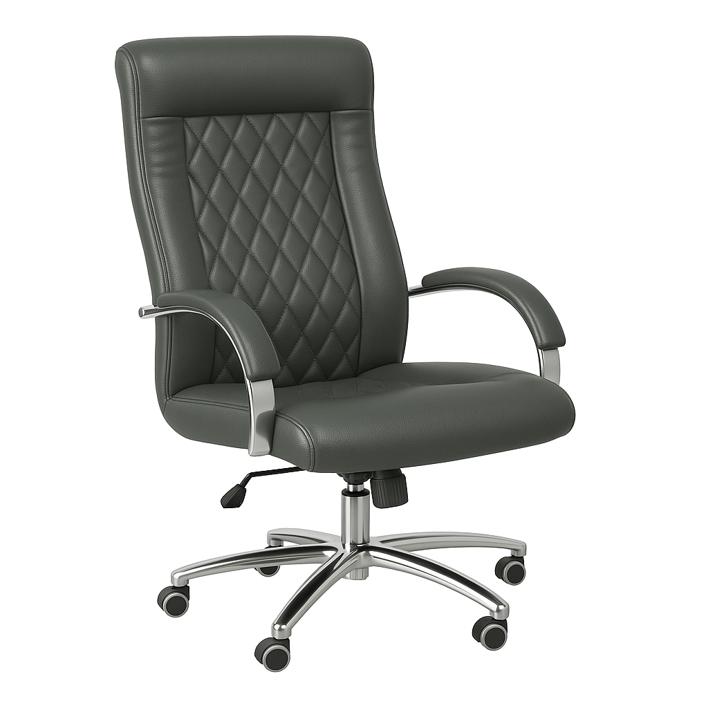 Scaun ergonomic piele VERDE | model DONALD P