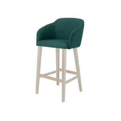 Scaun insula catifea ALBASTRA | model CROCO