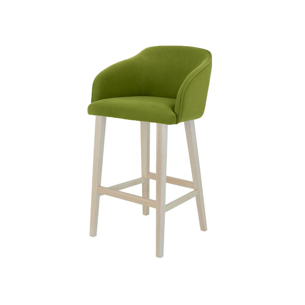 Scaun insula catifea ROZ | model CROCO