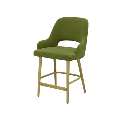 Scaun insula catifea ALBASTRA | model HUGO