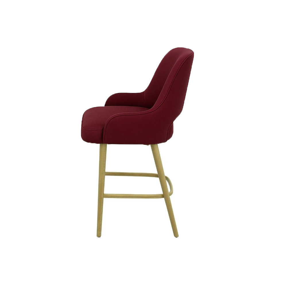 Scaun insula catifea ALBASTRA | model HUGO